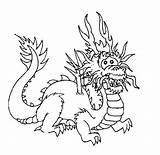 Pages Dragon Coloring sketch template