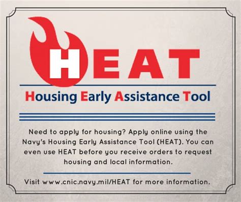 housing early application tool heat