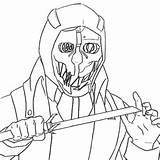 Dishonored Coloring Corvo sketch template