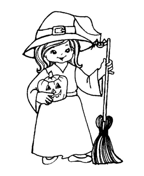 colouring pages halloween witch clip art library