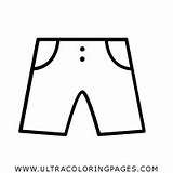 Coloring Shorts sketch template