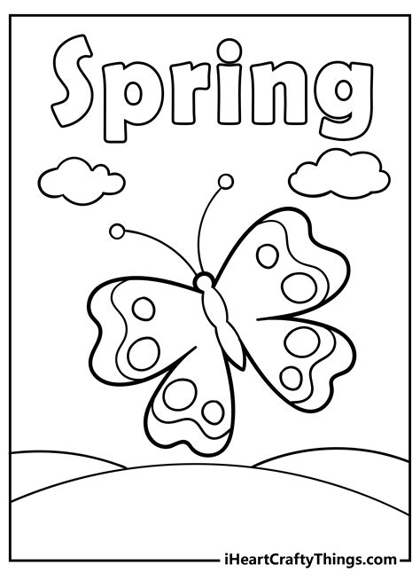 spring coloring pages doodle art alley vlrengbr