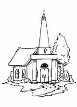 Church Coloring Pages Building Drawing Lds Country Kids Printable Getcolorings Color Sheets Getdrawings sketch template