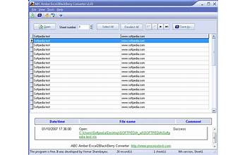 XLS Excel to PDF Converter screenshot #6