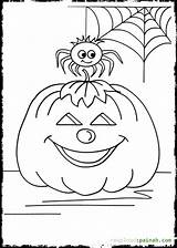 Coloring Halloween Spider Pages Clipart Library Cute Comments sketch template