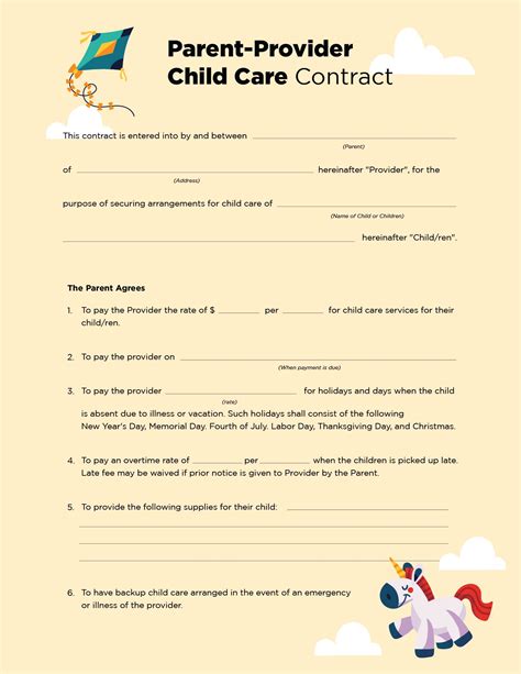 home day care forms printable     printablee