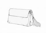 Bag Sketches Bags Evening sketch template