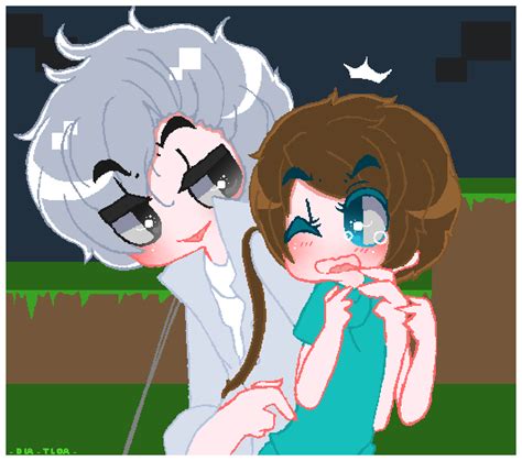 Minecraft Skeleton X Steve By Diia Starlight On Deviantart