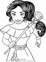 Elena Avalor Para Drawing Coloring Scepter Desenhos Colorir Printable Kids Running Who Pages Di Paintingvalley Drawings sketch template