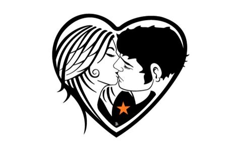 Couple Kissing Vector Clipart Images Free Clip Arts