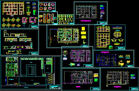 laboratory  dwg full project  autocad designs cad