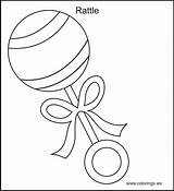 Rattle sketch template