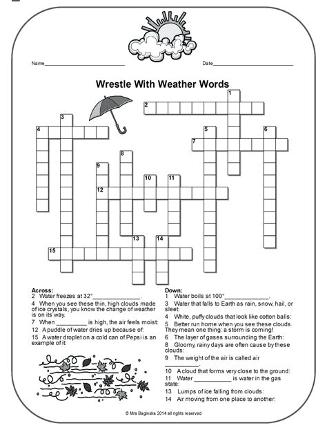 worksheet weather worksheets  grade earth sci final