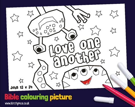 love   bible colouring picture coloring pictures bible