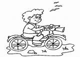 Coloring Bike Pages Popular Boy sketch template