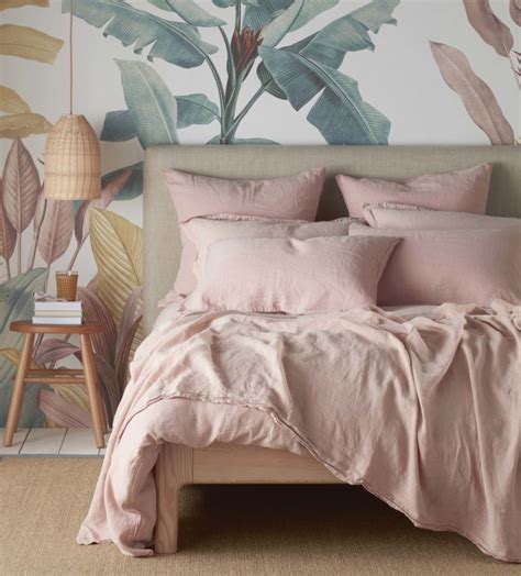 blush pink 100 linen bedding secret linen store