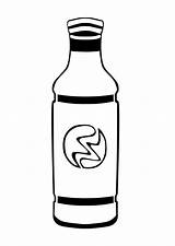 Coloring Bottle Pages Large sketch template