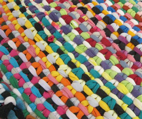 shirt yarn rug progress