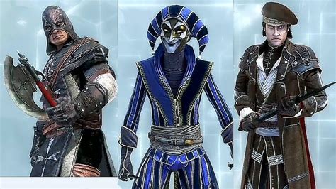 elite gear assassins creed brotherhood multiplayer character costumes youtube