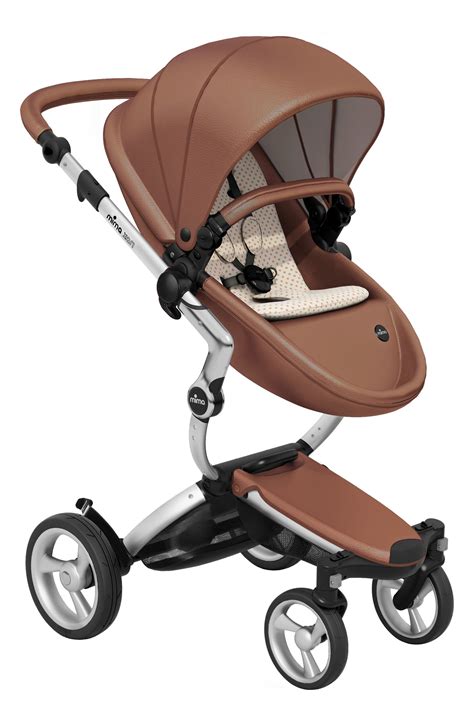 infant mima xari aluminum chassis stroller  reversible reclining seat carrycot size