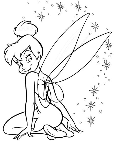 tinkerbell coloring pages  gift ideas blog
