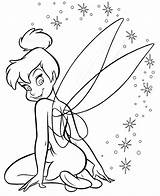 Coloring Tinkerbell Pages sketch template