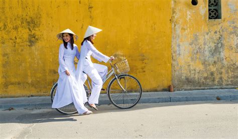 Ao Dai Traditional Vietnamese Girl Dress Lim Kim Keong
