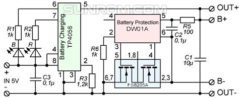 Lithum Battery Charger with Protection TP4056 - MicroUSB