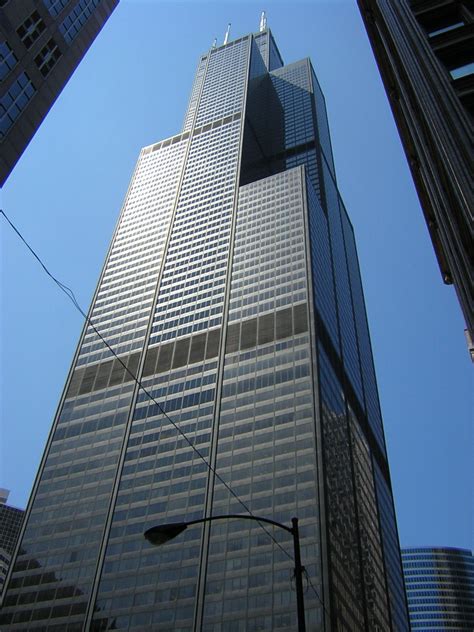 travel trip journey sears tower chicago usa
