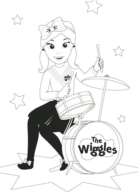 coloring pages kids wiggles coloring pages  emma  print