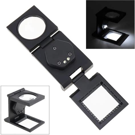 New Xinxiang 10x Tri Folding Magnifier Desktop Magnifying Glass Led