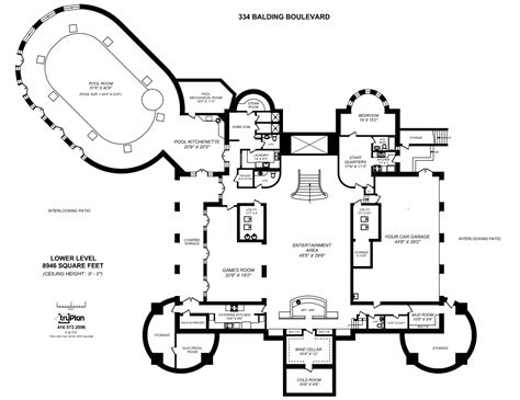 sq ft housens mansion floor  square feet luxury  house plans design