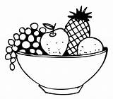 Fruit Drawing Basket Clipart Drawings Simple Easy Coloring Frutas Step Bowl Dibujo Sketch Apple Canasta Transparent Pinclipart Paintingvalley Use Pngkit sketch template