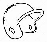 Baseball Helmet Drawing Vector Getdrawings sketch template