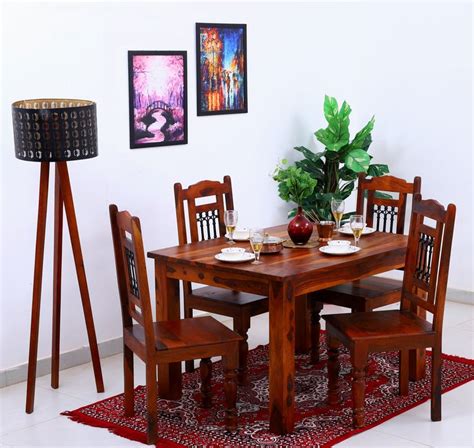 seater dining table wooden dining sheesham wood