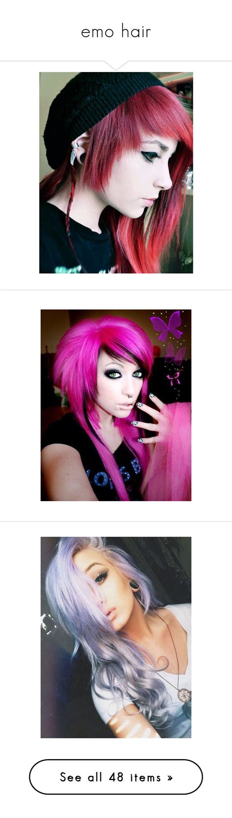 emo hair by bluekiller2002 liked on polyvore featuring hair people