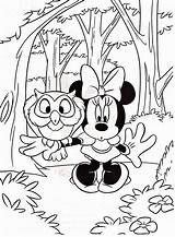 Coloring Pages Minnie Disney Mouse Characters Walt Printable Fanpop Thanksgiving Print Christmas sketch template