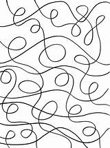 Lines Swirls sketch template