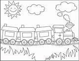 Train Coloring Pages Passenger Getcolorings Color Getdrawings sketch template