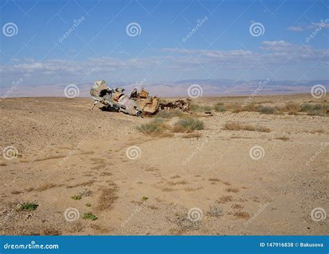 remains  crashed military plane  desert editorial stock photo image  nature plane