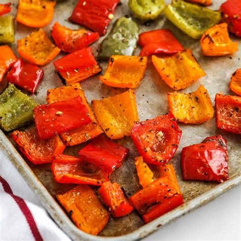 perfectly roasted peppers recipe ready    min easy  carb