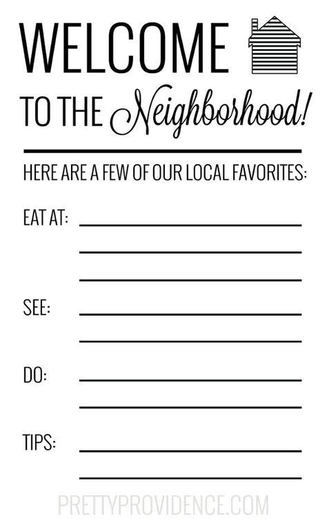 image result   neighbor introduction letter  neighbors