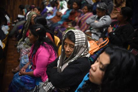 mayan women accuse military officials of holding them as
