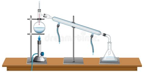 laboratory equipments  white background stock vector illustration  education chemistry