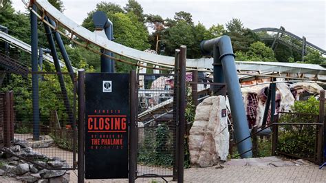 nemesis rollercoaster ride  alton towers  close  exciting revamp