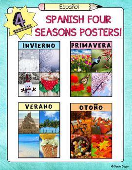 spanish posters      seasons perfect