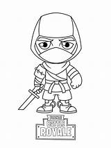Fortnite Coloring Pages Skin Printable Color Print Ninja Skins Sheets Drawing Characters Kids Lineart Cartoon Battle Gold Printables Boys Games sketch template