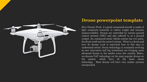 creative drone powerpoint template