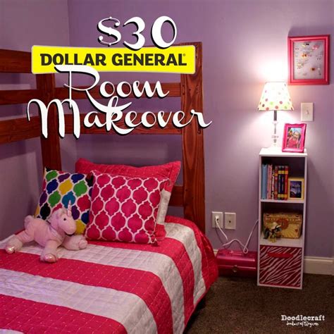 dollar general tween room makeover