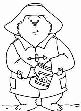 Paddington Bear Coloring Pages Honey Jar Eat Color Cartoons Honing Popular sketch template
